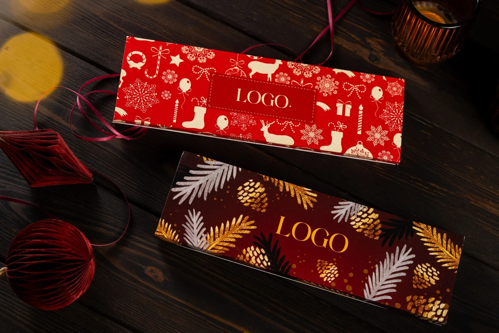 Logo chocolate for partners and employees collection